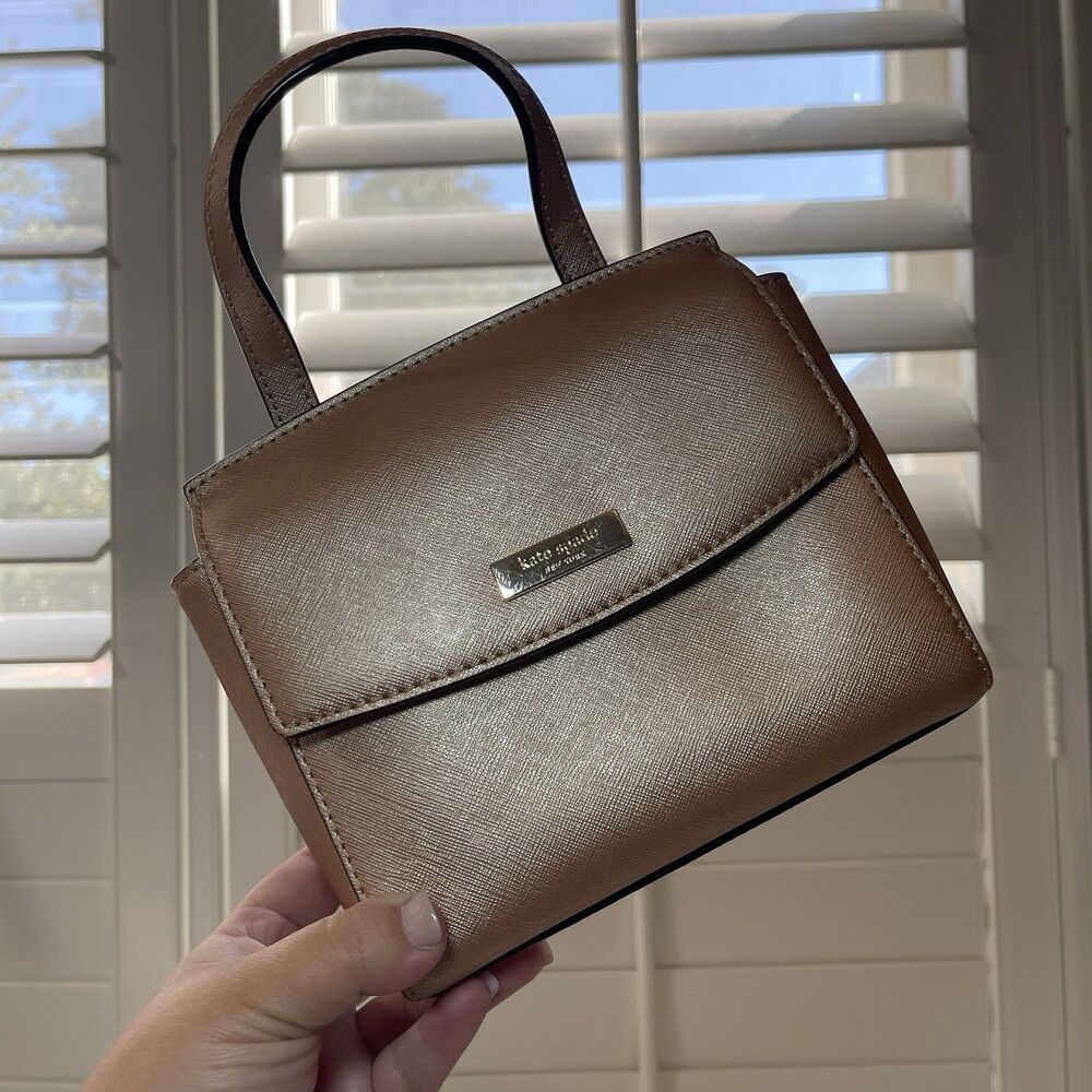 Kate Spade Laurel Way Mini Alisanne Rose Gold Crossbody Top Handle